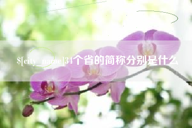 海南34个省的简称分别是什么