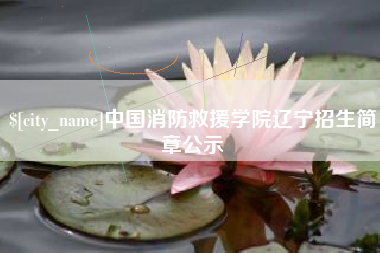 海南中国消防救援学院辽宁招生简章公示