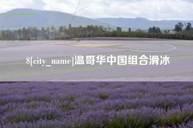 海南温哥华中国组合滑冰