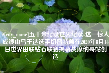 海南五千米纪录世界纪录-这一惊人成绩由乌干达选手切普特盖在2020年8月14日世界田联钻石联赛揭幕战摩纳哥站创造