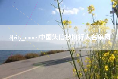 海南中国失信被执行人名单网