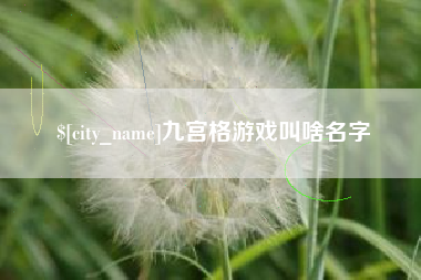 海南九宫格游戏叫啥名字