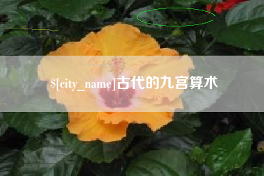 海南古代的九宫算术