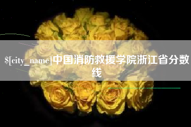 海南中国消防救援学院浙江省分数线