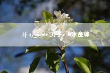 海南男子5000米金牌
