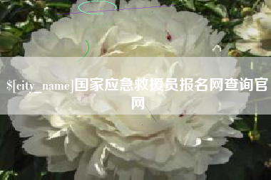 海南国家应急救援员报名网查询官网